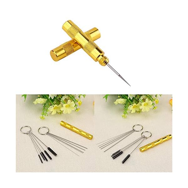 Airbrush Reiniger, Airbrush Cleaner Set, Vallejo Airbrush Cleaner, Airbrush Spritzpistole Reinigungswerkzeug Edelstahl Nadel & BÃ¼rstenset Arche – Bild 4