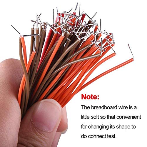 Organizer 560pcs Jumper Wire Kit 14 Lengths Assorted Preformed Breadboard Jumper Wire for Breadboard Prototyping Solder Circuits - Thumbnail 2