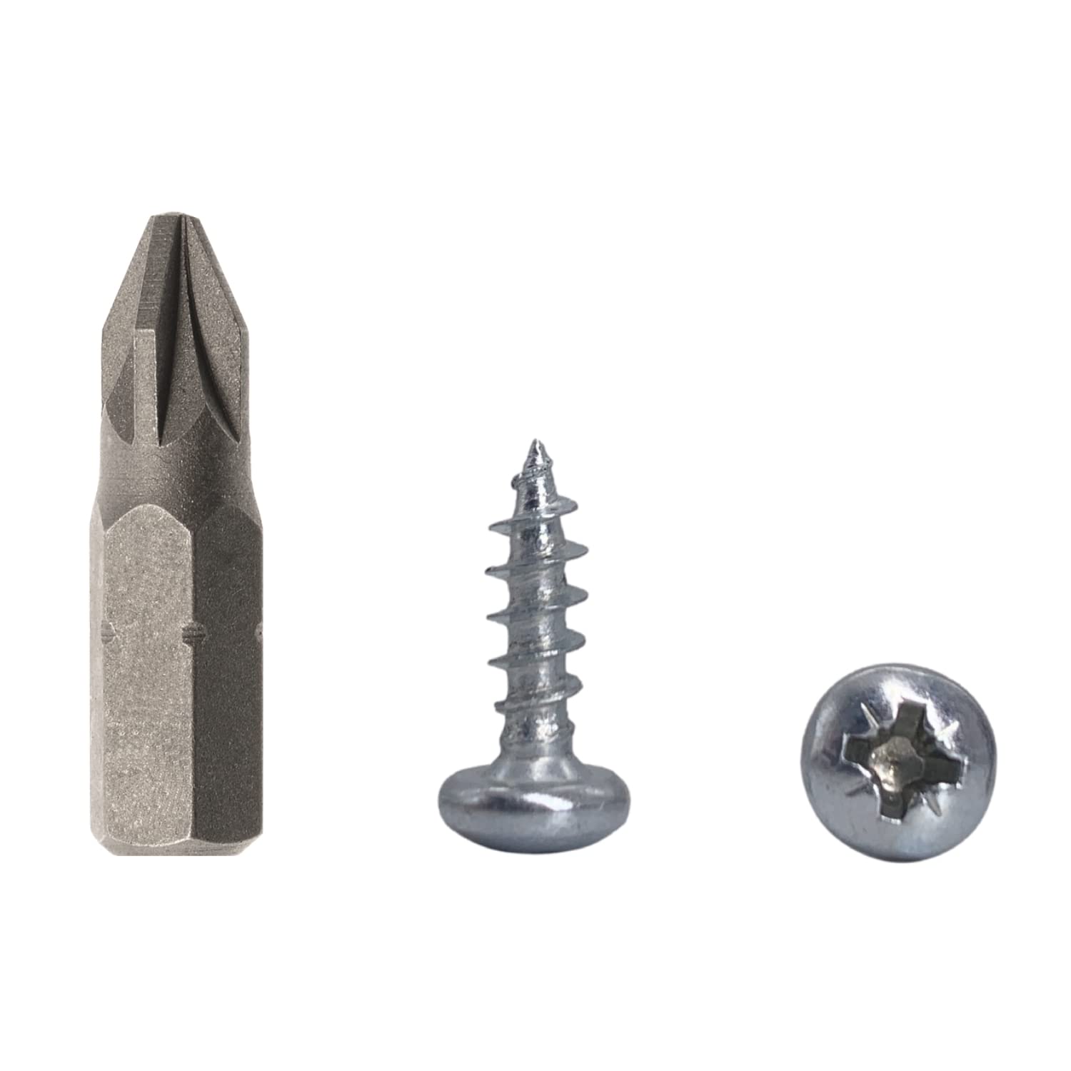 (Pack of 100 pcs) DIN 7981 Zinc Plated Steel 4.0 x 16 mm Wood Screws, Chipboard Screws with Pan Head, Universal Pozi-Drive Screw (100, 4.0 x 16 mm)