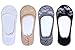QBSM 4 Pack Womens Cute Lace Soft Low Cut No Show Anti-Slip Liners Socks