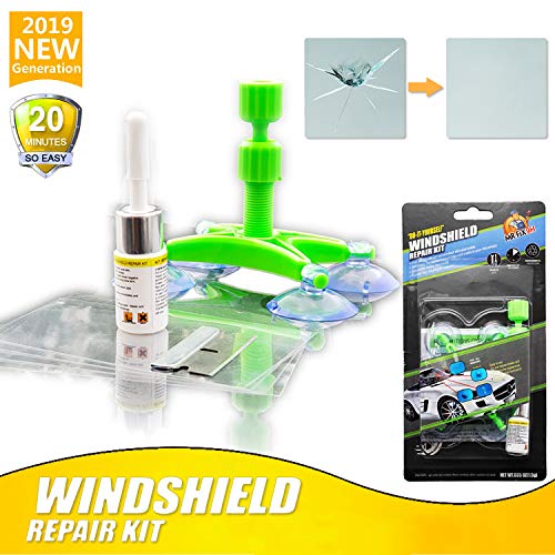 Upgraded Auto Windshield Repair Tool,Newest Generation Car Windshield Repair Kit with Windshield Repair Resin for Auto Glass Windshield Crack Chip Scratch, Chips, Cracks, Bulll's-Eyes and Stars