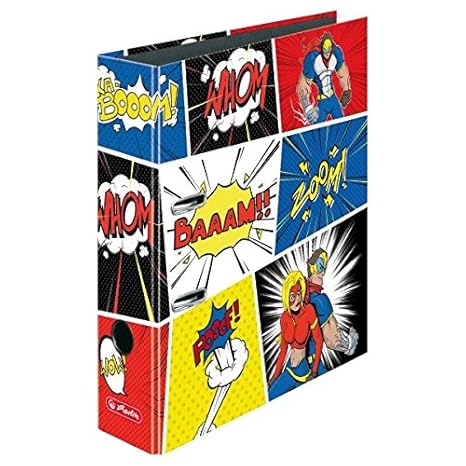 Herlitz 50016303 Ordner 'maX.file', A4, 8 cm Comic