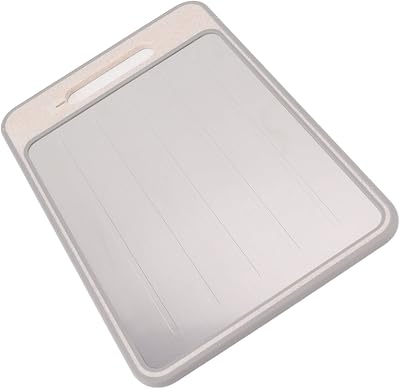 Atyhao Thaw Mat Sink Defroster Board for Frozen Meat - Wheat Straw Color