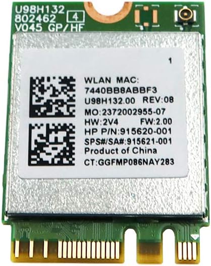 Refurbished: HP RTL8821CE 802.11ac BT4.0 PCI-e WiFi WLAN Adapter Card 915620-001 915621-001 - Foto 11
