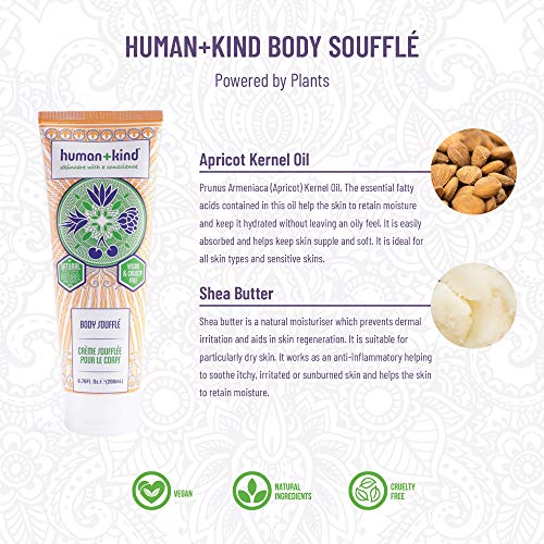 Human+Kind Body Souffle Light, Fluffy Skin Conditioner for Hydrating