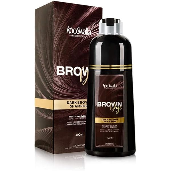 Amazon.com : KooSwalla Black Hair Dye Shampoo for Women Men