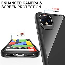 ORETECH Designed for Google Pixel 4 Case Clear Back