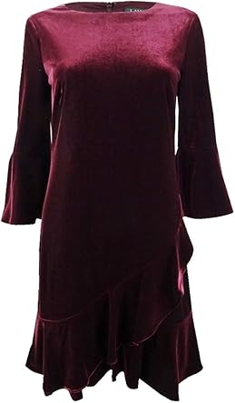 ralph lauren velvet dress