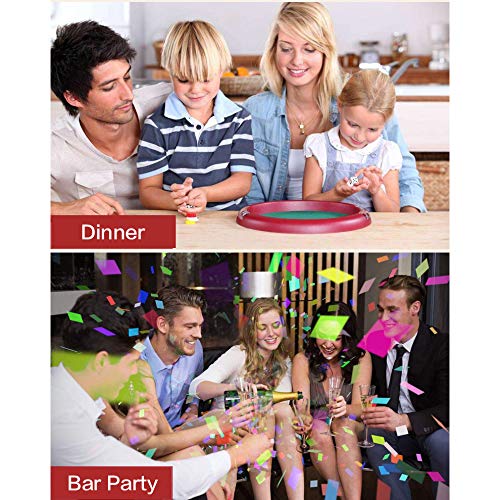 image for ialnal 50-Pack Translucent & Solid 6-Sided Game Dice 5 Sets of Vintage