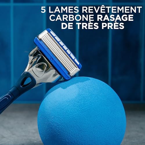 Hydro 5 manche de rasoir pour homme, 9 recharges de lames