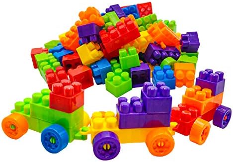 O-Toys 80 Pieces DIY Interlocking 