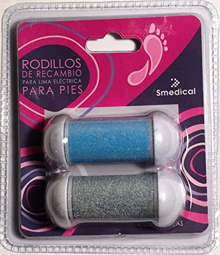 The Ultimate Pedicure Callus Remover Replacement Rollers by Drs ProChoice. Maintains Your Callus Remover Functioning Like New To Make Your Feet Silky Smooth. (Fits Most Callus Devices)