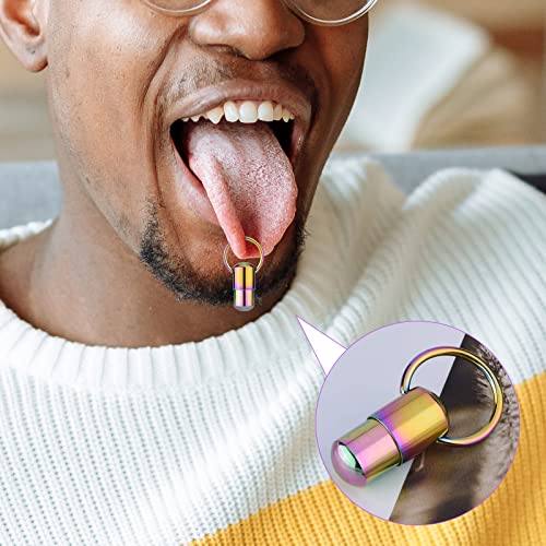 wmLzhen Vibrating Tongue Ring Tongue Nail with Button Battery- Prickly Straight Barbells Body Piercing Barbell Tongue Rings for Woman Man (Multicolor) in Saudi Arabia | Whizz wmLzhen Vibrating Tongue Ring Tongue Nail with Button Battery- Prickly Straight Barbells Body Piercing Barbell Tongue Rings for Woman Man (Multicolor) in Saudi Arabia | Whizz