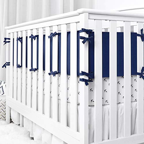 TILLYOU Baby Safe Crib Bumper Pads for Standard Cribs Machine Washable