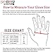 SKYDEER Winter Gloves with Premium Genuine Deerskin Suede Leather and Windproof Polar Fleece (Unisex SD8662T/XL, Warm 3M Thinsulate Insulation)