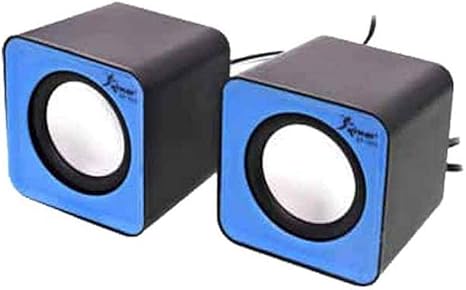 Caixa De Som Para Blu Ray Caixa De Som Mini Caixinha Usb 2 0 3w Rms Para Pc Notebook Computador Knup Kp 609 Azul Amazon Com Br