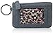 Vera Bradley Women's Microfiber Zip ID Case Wallet, Charcoal, One Size