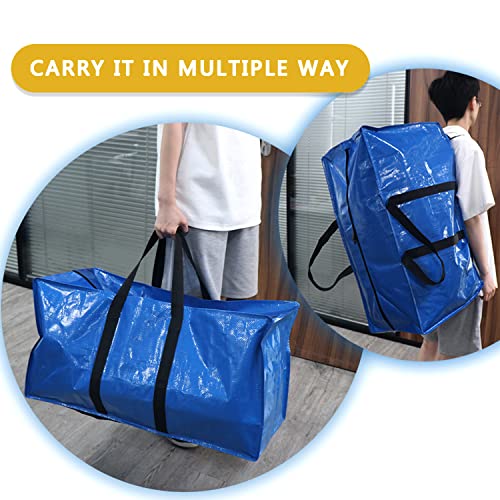 ROMAN BEST Extra Large Heavy Duty Moving Bags Strong Multiple Carrying Handles, Large Storage