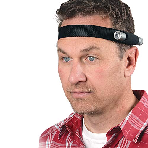 Nite Ize Headband Flashlight Holder, Fits Most Small Flashlights For