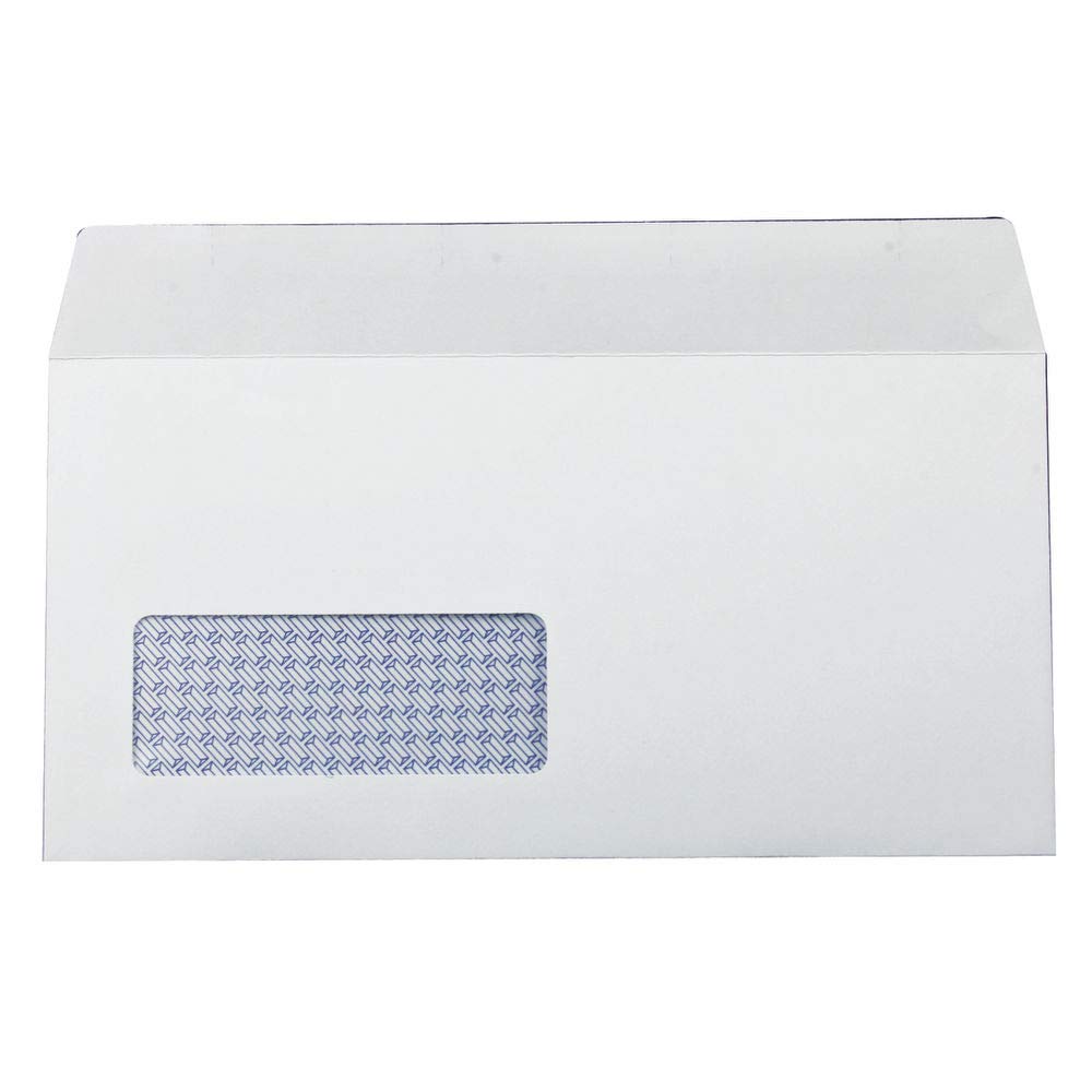 Q-Connect DL Envelopes Window Self Seal 100gsm White (Pack of 1000)