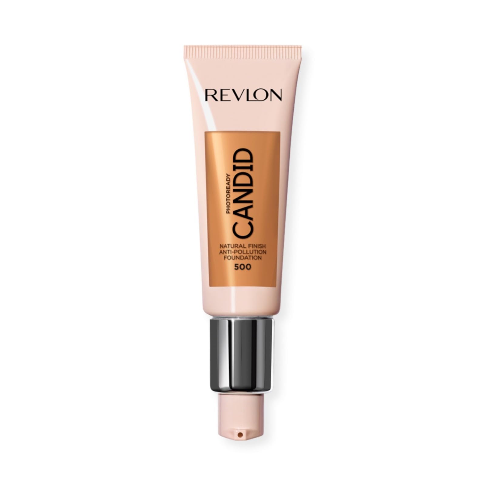 Revlon PhotoReady Candid Natural Finish Foundation, with Anti-Pollution, Antioxidant, Anti-Blue Light Ingredients, Almond (500), 22ml