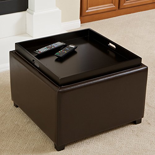 Best Selling Wellington Tray Top Ottoman - Thumbnail 5