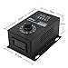 DC Speed Controller, DROK DC 6-90V 15A DC Motor Controller, Universal 0.01-1000W 16kHz PWM Stepless Brushed Motor Control, Variable Speed Control Generator Kit with Output Voltage LED Display