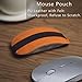 Bluetooth Wireless Mouse and Mouse Case Set - Tsmine Rechargeable Gaming Mouse Mute Wireless Optical Mice for MacBook,Notebook,Laptop,PC,Tablet(Not for iPad and iPhone)