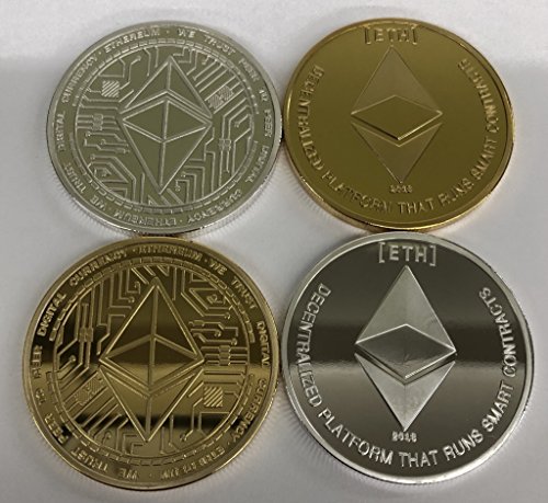 Ethereum Two Pack Gold Amp Silver Versions Commemorative Collector S Edition Coins 24kt Gold Plated And Silver Plated Aizics Mint 2018 Buy Online In Dominica At Dominica Desertcart Com Productid 56613229