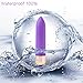 Temperature Discolor Sex Toys, Mini Bullet Vibrator 16 Speeds Powerful Waterproof G-spot Massager,Vibration Masturber Toy for Women,Vibe Massager