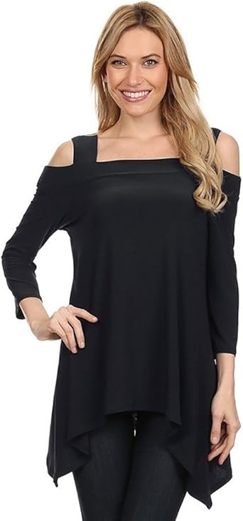 cold shoulder handkerchief top