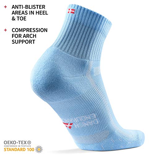 Running Socks for Long Distances, for Men & Women, AntiBlister, Padded