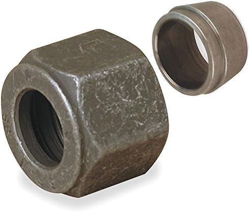 6 CPI-NFSET-1-SS 3/8" Parker CPI Stainless Steel Nut &amp; Ferrule Components Set (1 Nut &amp; 1 Ferrule)