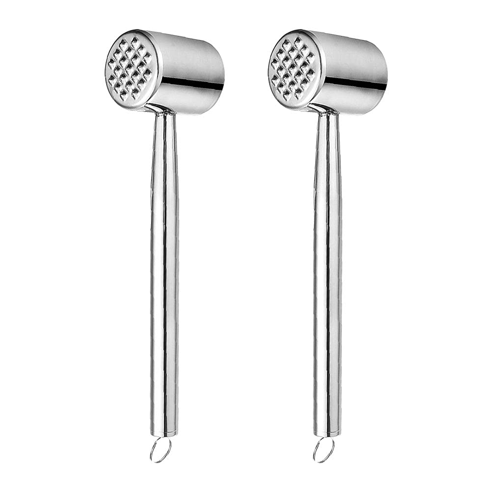 Buy Generic 2pcs Stainless Steel Meat Tenderizer Tools Steak Hammers