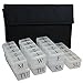 e-Pill 5 Times a Day x 7 Day Compact Weekly Pill Organizer, Vitamin and Medicine Pill Box - with Discreet Case