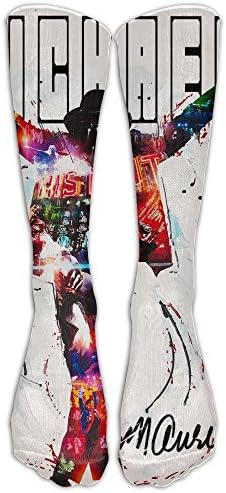 Men Michael Jackson King Of Pop Beat It Billie Jean Fashion Tube Socks