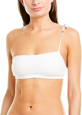 off white one shoulder bikini