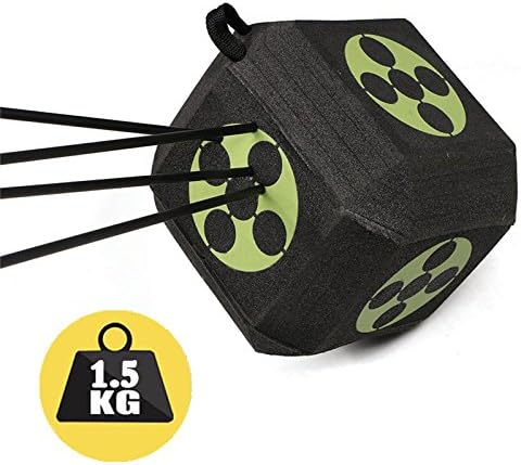 agoods sport archery bow and arrow shooting game 222222cm EXPE tag target cubic dice 3D target ninja training