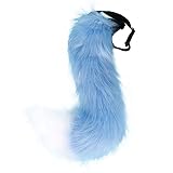 JUNBOON Faux Fur Tail for Cosplay Halloween Party
