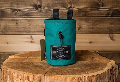 STATIC Canvas Chalk Bag | Teal | Handmade in California