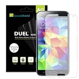 Samsung Galaxy S5 Screen Protector - GreatShield DUEL Mark II Anti-Glare (Matte) Screen Protector for Samsung Galaxy S5 (Retail Packaging) - 3 Pack