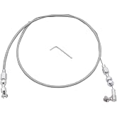 36" Braided Stainless Steel Universal Throttle Cable Kit