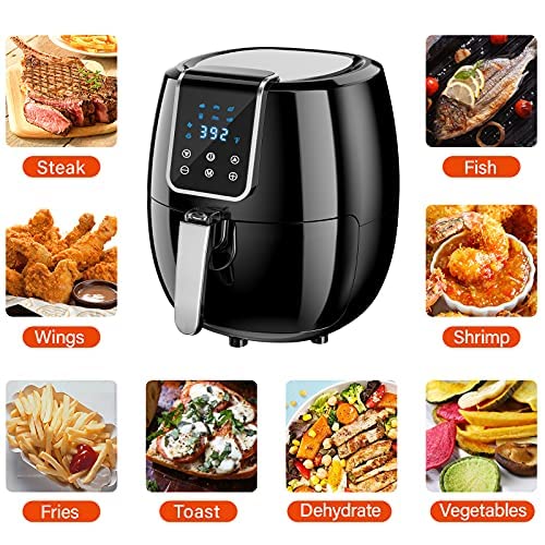6in1 Air Fryer, 7Quart/6.5L Smart Electric Hot Airfryer Combo Oven