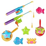 Magnetic Fishing Game Pretend Play Bath Toy Set