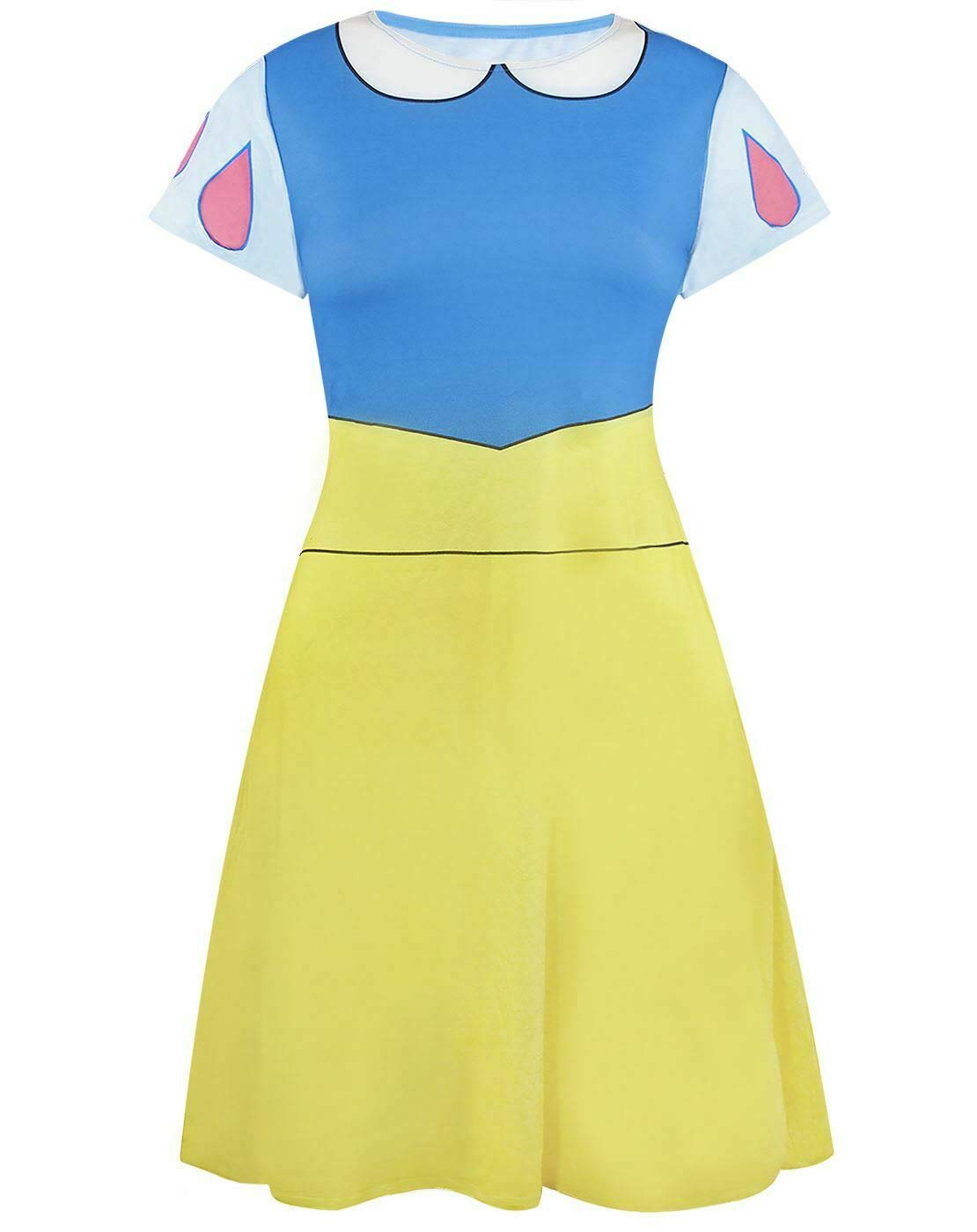 Disney Princess Costume for Women Snow White Cosplay Ladies Fancy Dress