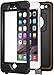 ImpactStrong Compatible with iPhone 6 Plus Waterproof Case [Fingerprint ID Compatible] Slim Full Body Protection - Black