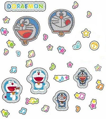 Amazon ドラえもん キラキラ携帯ボタンシール ブルー おもちゃ雑貨 おもちゃ