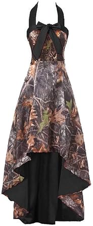 camo bridesmaid dresses