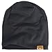 FORBUSITE Slouch Beanie for Men Women Summer Winter Long and Oversized Skull Cap B010 Black