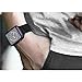 AdMaster Apple Watch Band 38mm 42mm Stainless Steel Metal Replacement Wristband Milanese Sport Strap and Apple Watch Screen Protector for Apple Watch Series 3, Series 2, Series 1